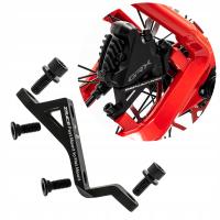 Adapter hamulca tarczowego rama Post Mount > zacisk Flat Mount