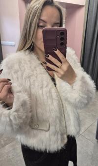 STYLOWE FUTERKO DAMSKIE KOLOR ECRU S/M