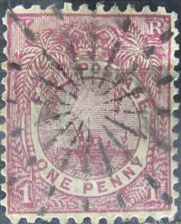 Fidżi kolonia brytyjska stary znaczek (7/4