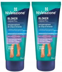 2 x NIVELAZIONE ANTYPERSPIRANT DO STÓP W KREMIE 75 ML Nieprzyjemny zapach