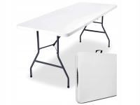 Stół cateringowy tworzywo sztuczne prostokątny 180 x 70 x 74,5 cm