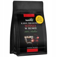 Kawa mielona smakowa WIŚNIA W RUMIE 100% Arabica 250g Tommy Cafe