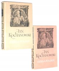 Jan Kochanowski DZIEŁA POLSKIE [1-2] komplet [1969]