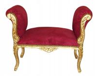 Stylowa Sofa typu Kozetka w Stylu Barokowym