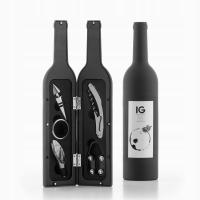 Zestaw Przybory do otwierania wina w etui w kształcie butelki Innovagoods