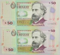 9.xx.Zest.Urugwaj, Banknoty szt.2, St.1