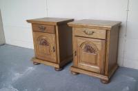 2 SZAFKI NOCNE Z SZUFLADAMI - KOMPLET