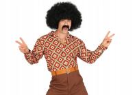 МУЖСКОЙ КОСТЮМ РУБАШКА GROOVY РОМБЫ 70-Х 80-Х КОСПЛЕЙ КОСТЮМ