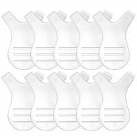 Grzebyk aplikator do laminacji i liftingu rzęs transparentny 10 sztuk