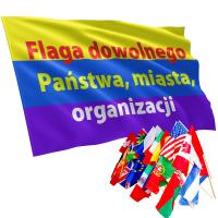 Flaga Państwowa dowolnego kraju miasta 112x70cm