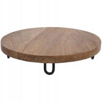 Deska taca drewniana do serwowania serów wędlin 28,5 cm