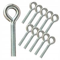 Śruba z uchem HAK OCZKOWY METRYCZNY GWINTOWANY M8/50mm 10 sztuk