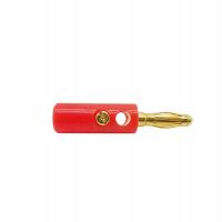 Red 1pcs10pcs Audio Speaker 4mm Banana Plug Gold Plated Connector Adap Plug