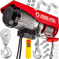 Электрическая тросовая лебедка 800 кг 230 В 12 м