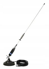 Antena CB PNI S75 z motylkiem, 26-28 MHz, długość kolca 54 cm, magnes 12