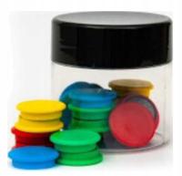 Магниты для доски круглые 20шт смешанные цвета магнит для доски в банке