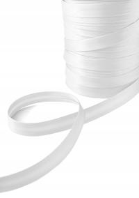 Атласная окантовка ширина 15 мм белый 130 м