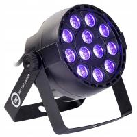 REFLEKTOR LED PAR LAMPA DISCO EFEKT UV ULTRAFIOLET LIGHT4ME PAR 12x1