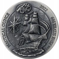 USS CONSTITUTION NAUTICAL OUNCE 1 OZ RWANDA 2022