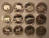 100 DRAM 2006, 2007 i 2008 ARMENIA - CZERWONA KSIĘGA, KOMPLET 12 SZT + CERT