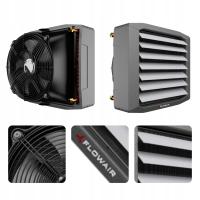 Nagrzewnica wodna FLOWAIR LEO L3 3,2-65,2 kW - zestaw