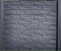 Ogrodzenie betonowe płyty betonowe płyty ogrodzeniowe H251cm