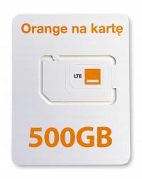 Мобильный интернет оранжевый LTE 4G 500GB на 760 дней 2 года SIM-карта для маршрутизатора