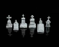 Alien - Diorama Cemetery Monuments Gravestones [6szt] [Resin] 28mm 24H