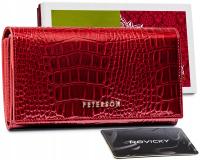 PETERSON бренд RFID кожаный женский кошелек