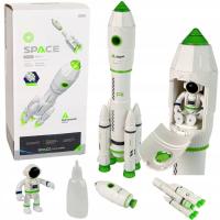 Космическая ракета космос космонавт звук свет дым пар дым