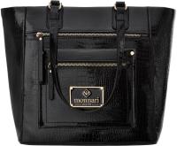 Monnari Классическая Женская Сумка Шоппер На Плечо Большой Черный Логотип Портфель Сумка