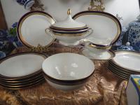 HUTSCHENREUTHER GRUPA ROSENTHAL KOBALT ZŁOTO SERWIS OBIADOWY 6-12 OSÓB