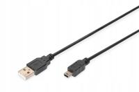 Kabel USB - mini USB B Digitus AK-300130-030-S 3 m