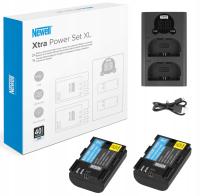 Зарядное устройство Newell DL-USB-C и две батареи LP-E6N