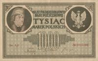 Polska - 1000 Marek - 1919 - Ser.AB