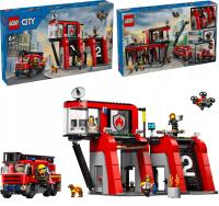 LEGO CITY 60414 REMIZA STRAŻACKA Z WOZEM STRAŻACKIM PREZENT