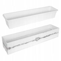 Деревянный ящик с сердцем белый 81,5 x 19 картридж