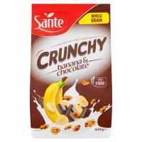 Sante Crunchy płatki bananowe z czekoladą 350 g