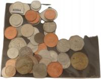 [D3594] Zestaw 50 monet każda inna mix z całego świata piękne stany