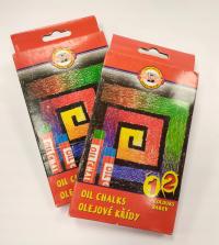 PASTELE OLEJNE 12 KOLORÓW KOH-I-NOOR 8312012001KS