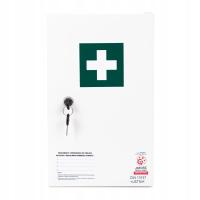 Стальная настенная аптечка с оборудованием 