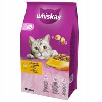 Whiskas сухой корм курица 14 кг