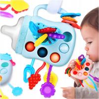 MONTESSORI ZABAWKI SENSORYCZNE DLA DZIECI GRYZAK DLA NIEMOWLĄT ANTYSTRESOWA