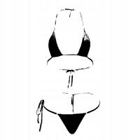 Kobiety seksowne bikini trzypunktowy erotyczny strój kąpielowy kostium