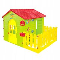 Большой садовый домик с забором для детей MOCHTOYS 10839