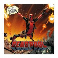 Kalendarz ścienny 2026 Marvel Deadpool Kalendarze 30x60 cm dla chłopców