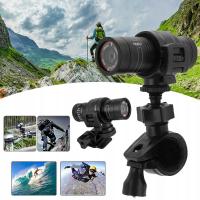 REJESTRATOR KASKU KAMERA FULL HD, MAX OBSŁUGUJE 128 GB, WODOODPORNE, CZARNY