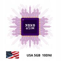 Starter XOXO eSIM Stany Zjednoczone USA 5GB na 10 dni na kartę USA