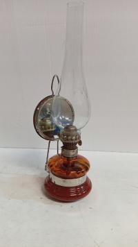Lampa naftowa wisząca lub stojąca z lusterkiem Vintage PRL