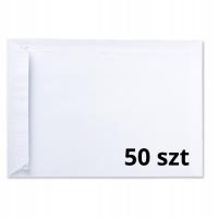Koperty na listy biurowe do dokumentów C5 białe 50szt z paskiem klejącym